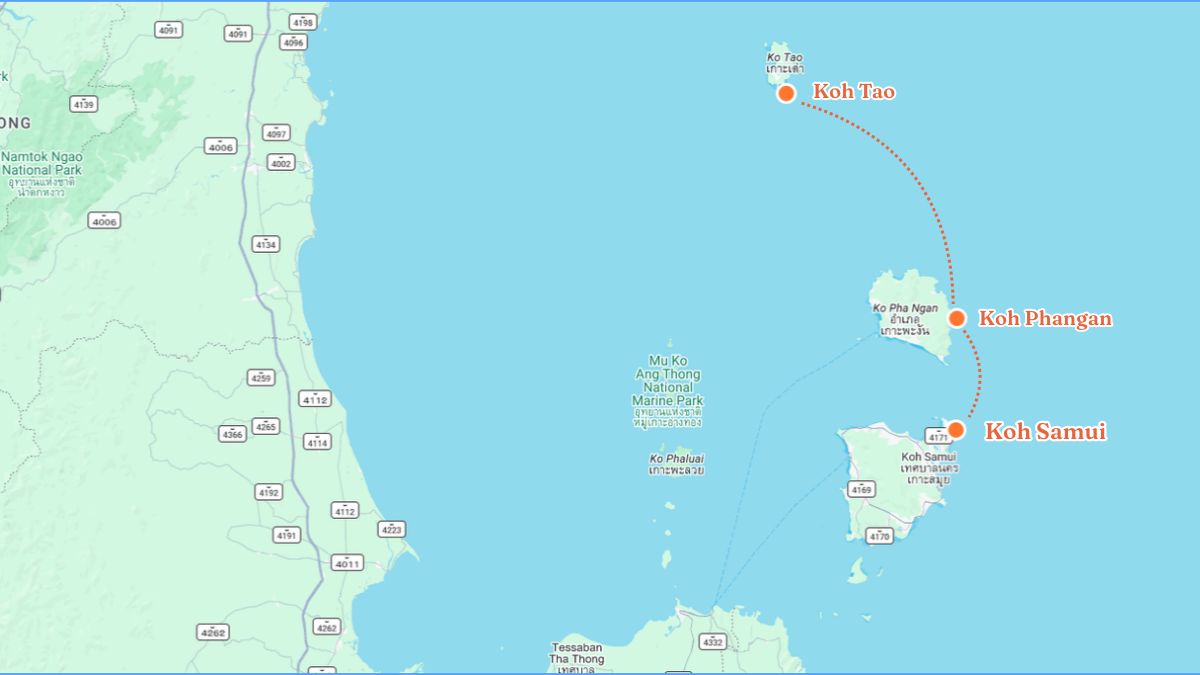 Thailand Island Hopping Guide - Koh Phangan and Koh Tao, (Samui as a gateway)