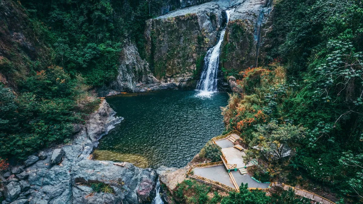 Waterfall in Jarabacoa, Dominican Republic