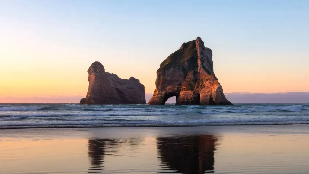 Wharariki Beach