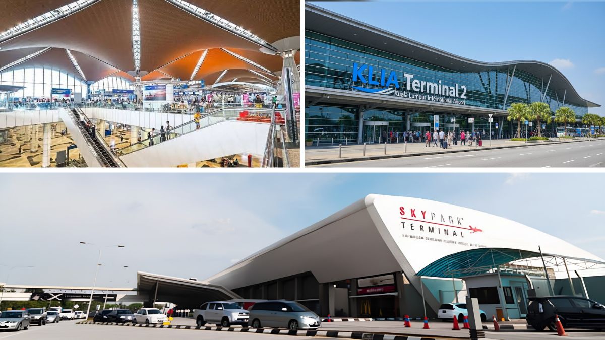 KLIA Terminal 1, KLIA Terminal 2 and Subang