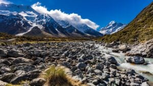 Hooker Valley Track in Aoraki National Park